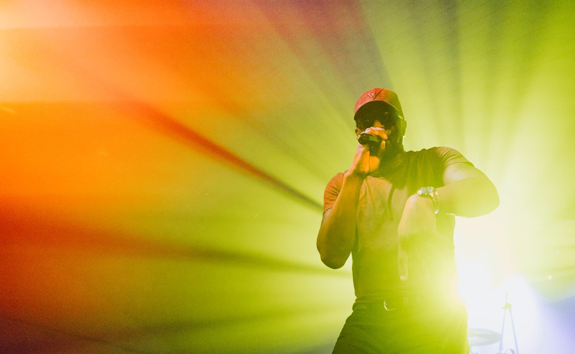 Jay Kurdy performing live on stage